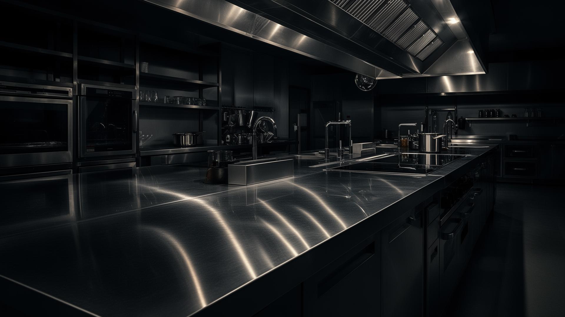 Cozinha industrial em aço inox
